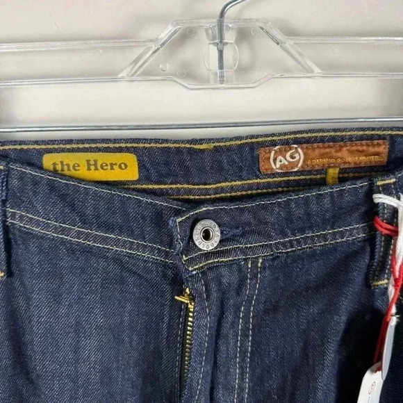 NWT Adriano Goldshmied The Hero Straight Relaxed Jeans 40x34 - Picture 3 of 5